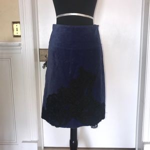 Vintage Velour Aline Skirt